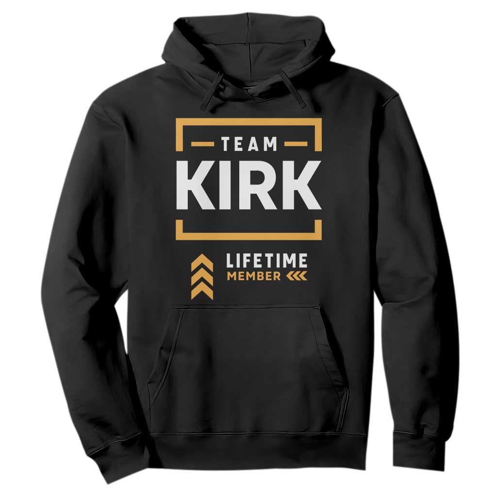 Team Kirk Lifetime Member Hoodie American True Patriot Support TS02 Black Print Your Wear
