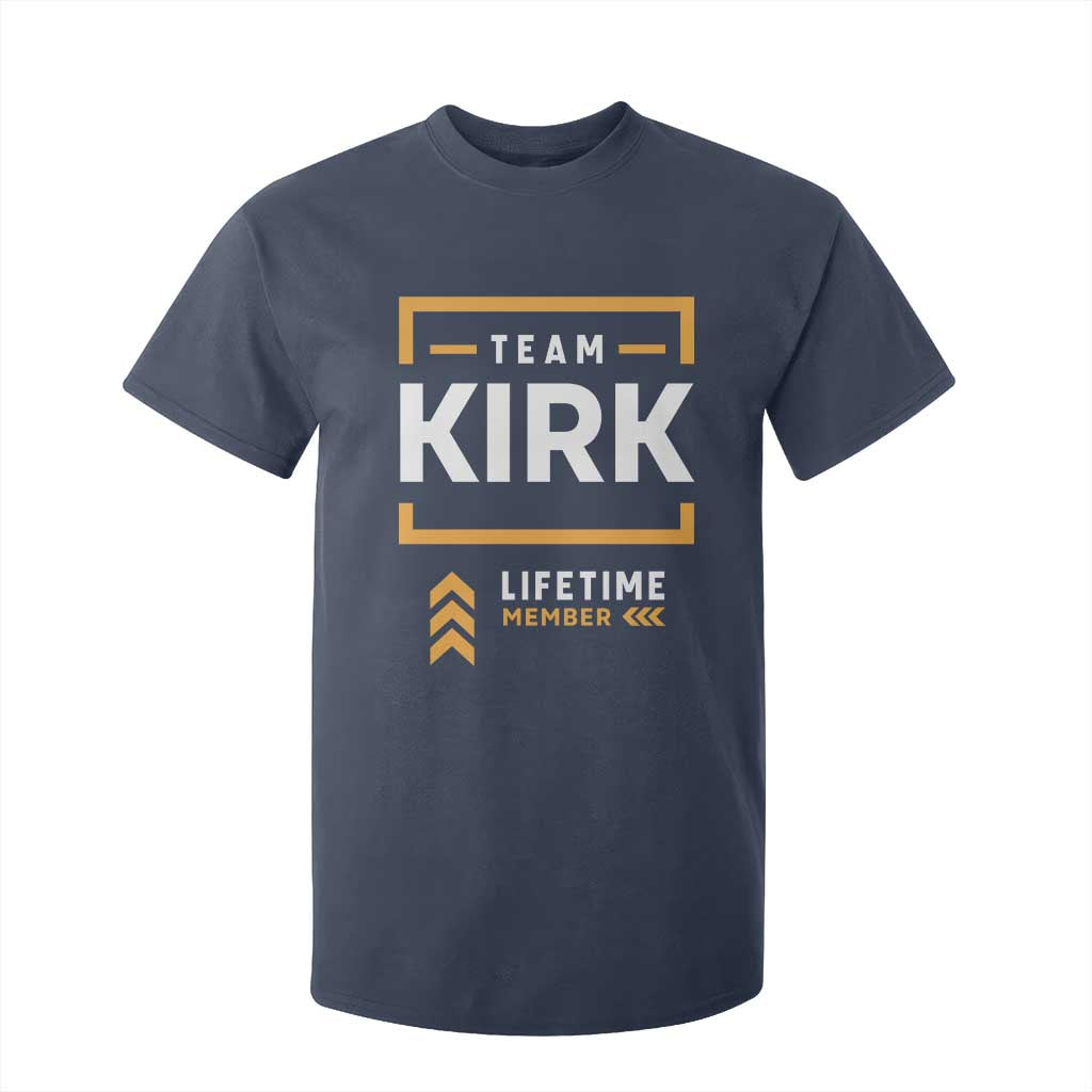Team Kirk Lifetime Member T Shirt For Kid American True Patriot Support TS02 Navy Print Your Wear