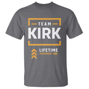 Team Kirk Lifetime Member T Shirt American True Patriot Support TS02 Charcoal Print Your Wear