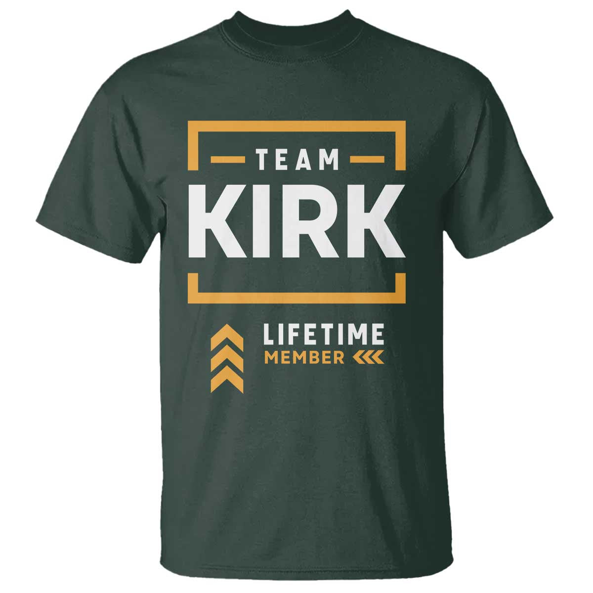 Team Kirk Lifetime Member T Shirt American True Patriot Support TS02 Dark Forest Green Print Your Wear