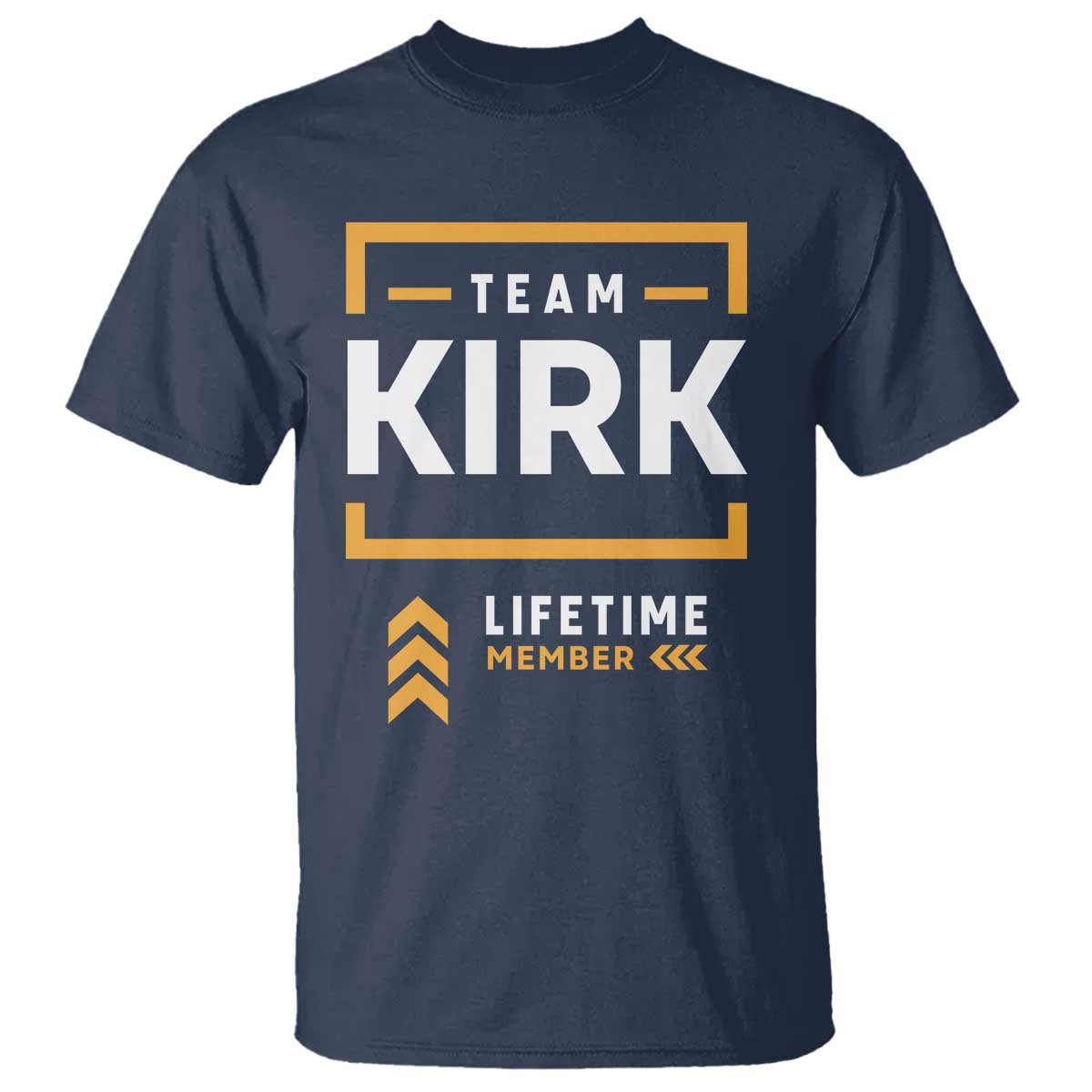 Team Kirk Lifetime Member T Shirt American True Patriot Support TS02 Navy Print Your Wear