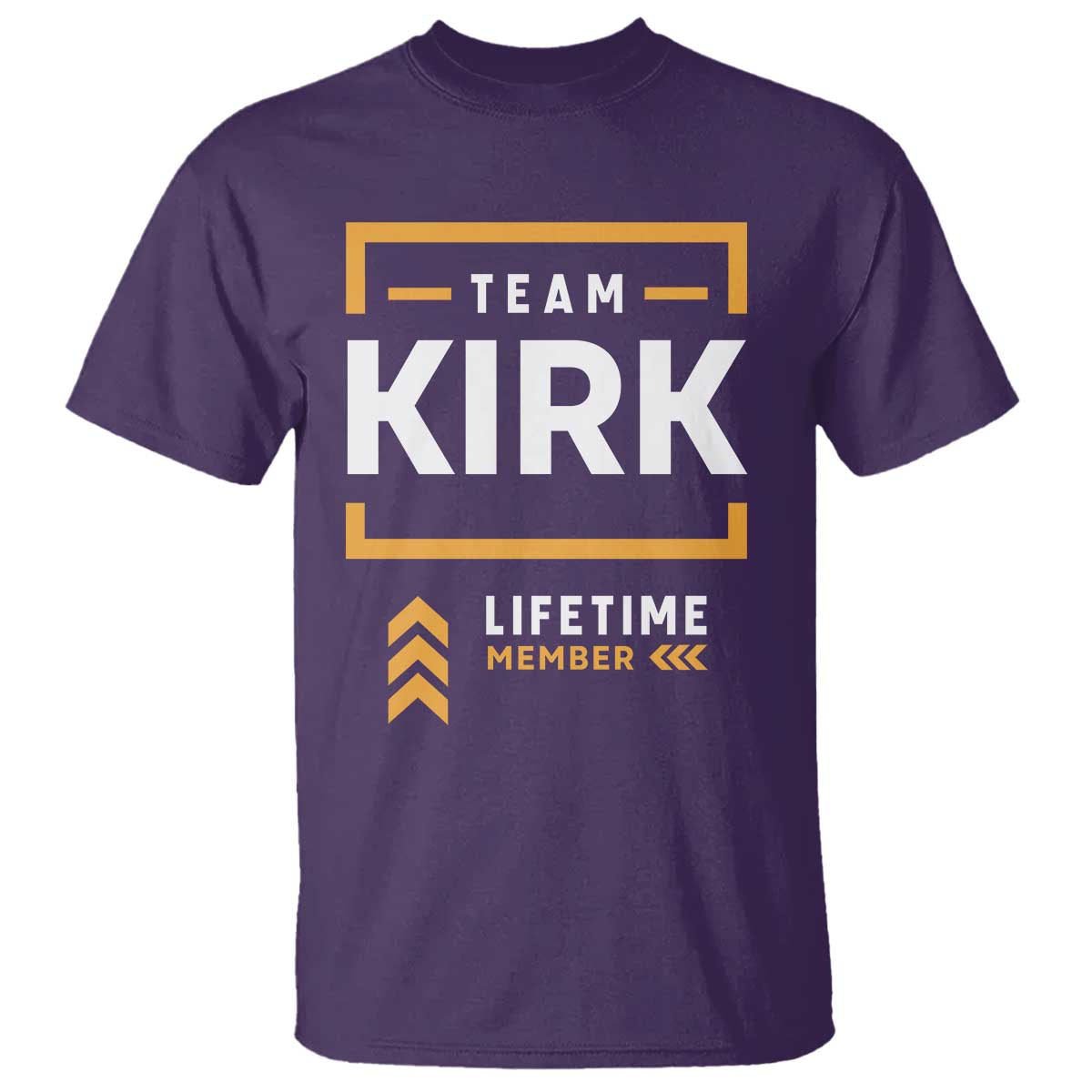 Team Kirk Lifetime Member T Shirt American True Patriot Support TS02 Purple Print Your Wear