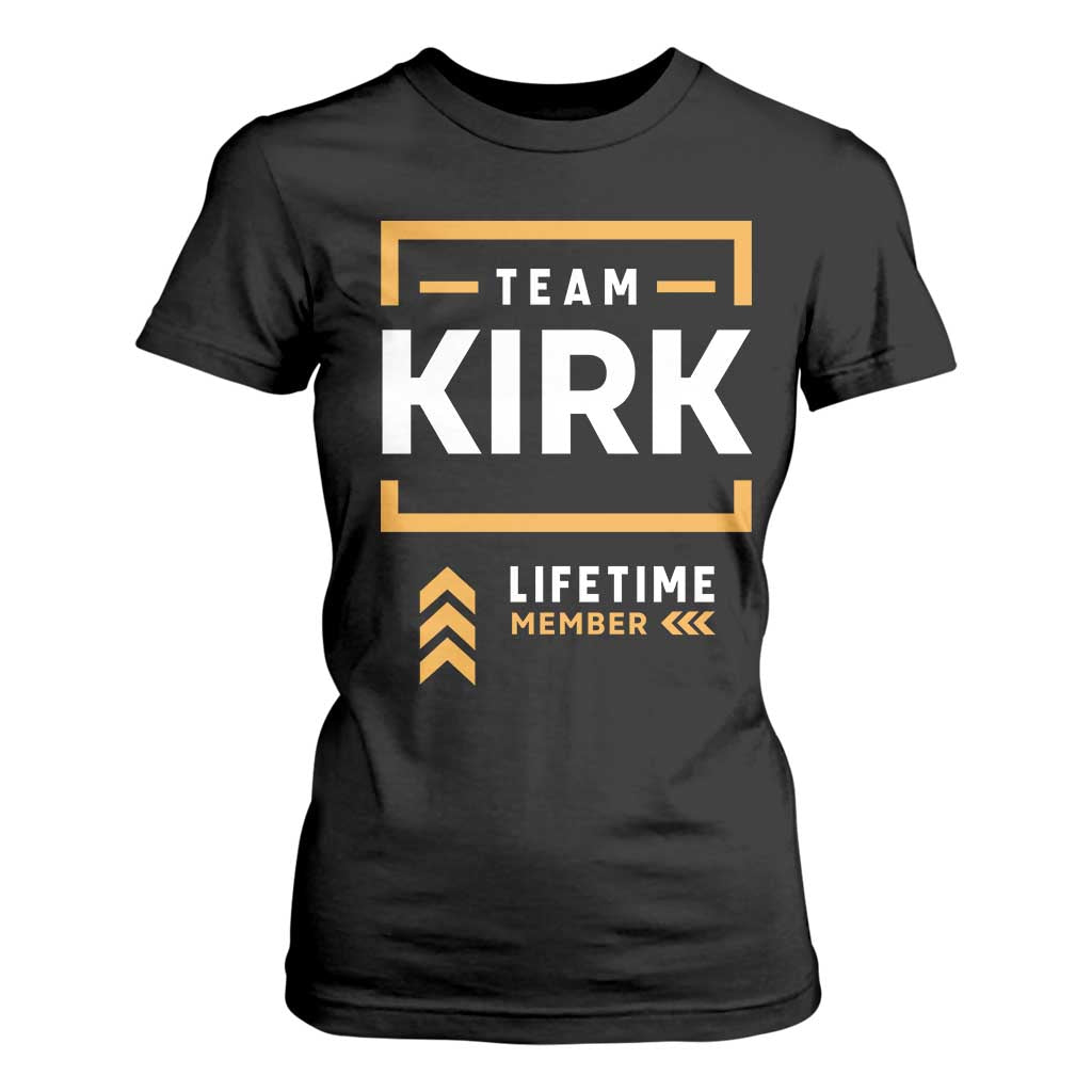Team Kirk Lifetime Member T Shirt For Women American True Patriot Support TS02 Black Print Your Wear