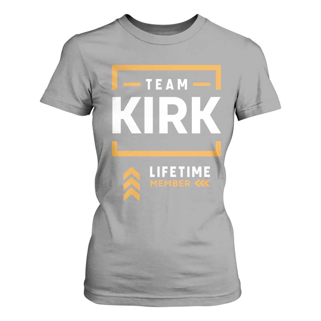Team Kirk Lifetime Member T Shirt For Women American True Patriot Support TS02 Sport Gray Print Your Wear