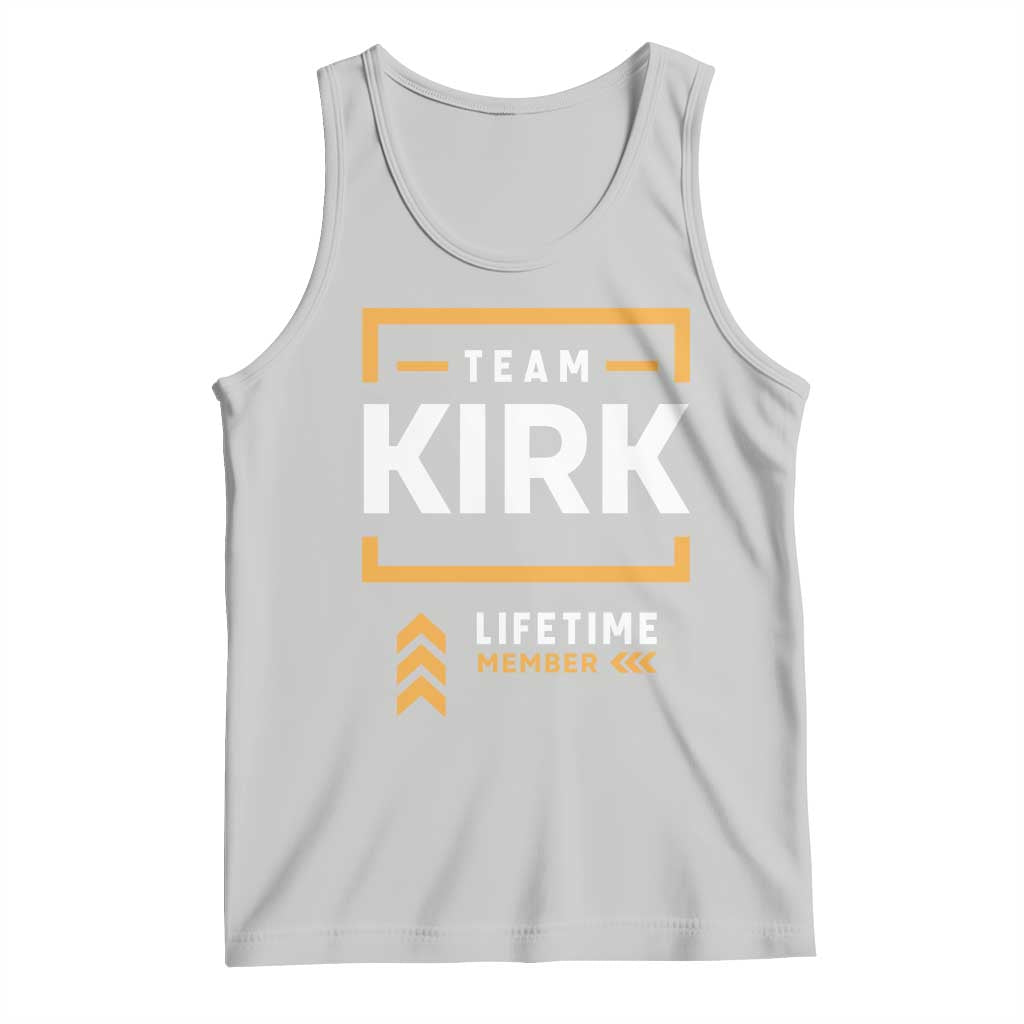Team Kirk Lifetime Member Tank Top American True Patriot Support TS02 Ash Print Your Wear