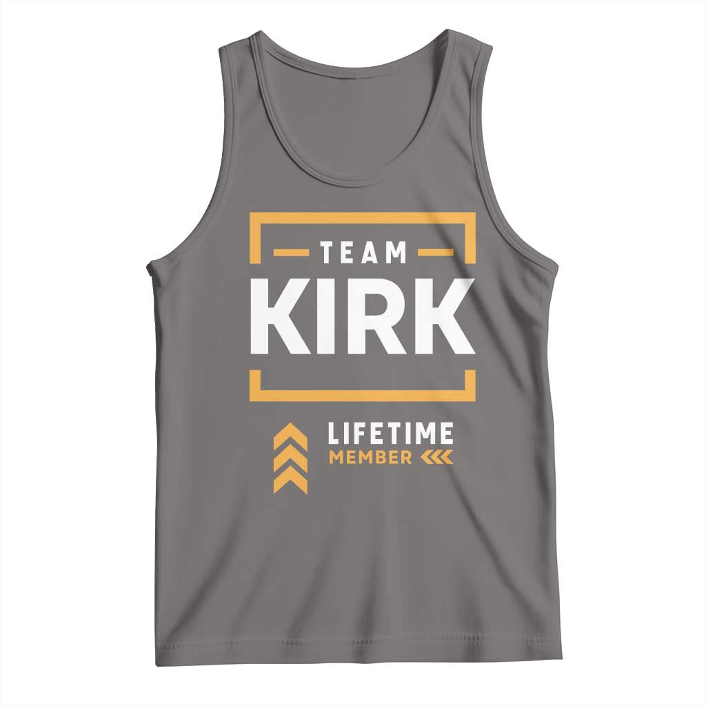 Team Kirk Lifetime Member Tank Top American True Patriot Support TS02 Deep Heather Print Your Wear