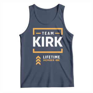 Team Kirk Lifetime Member Tank Top American True Patriot Support TS02 Navy Print Your Wear