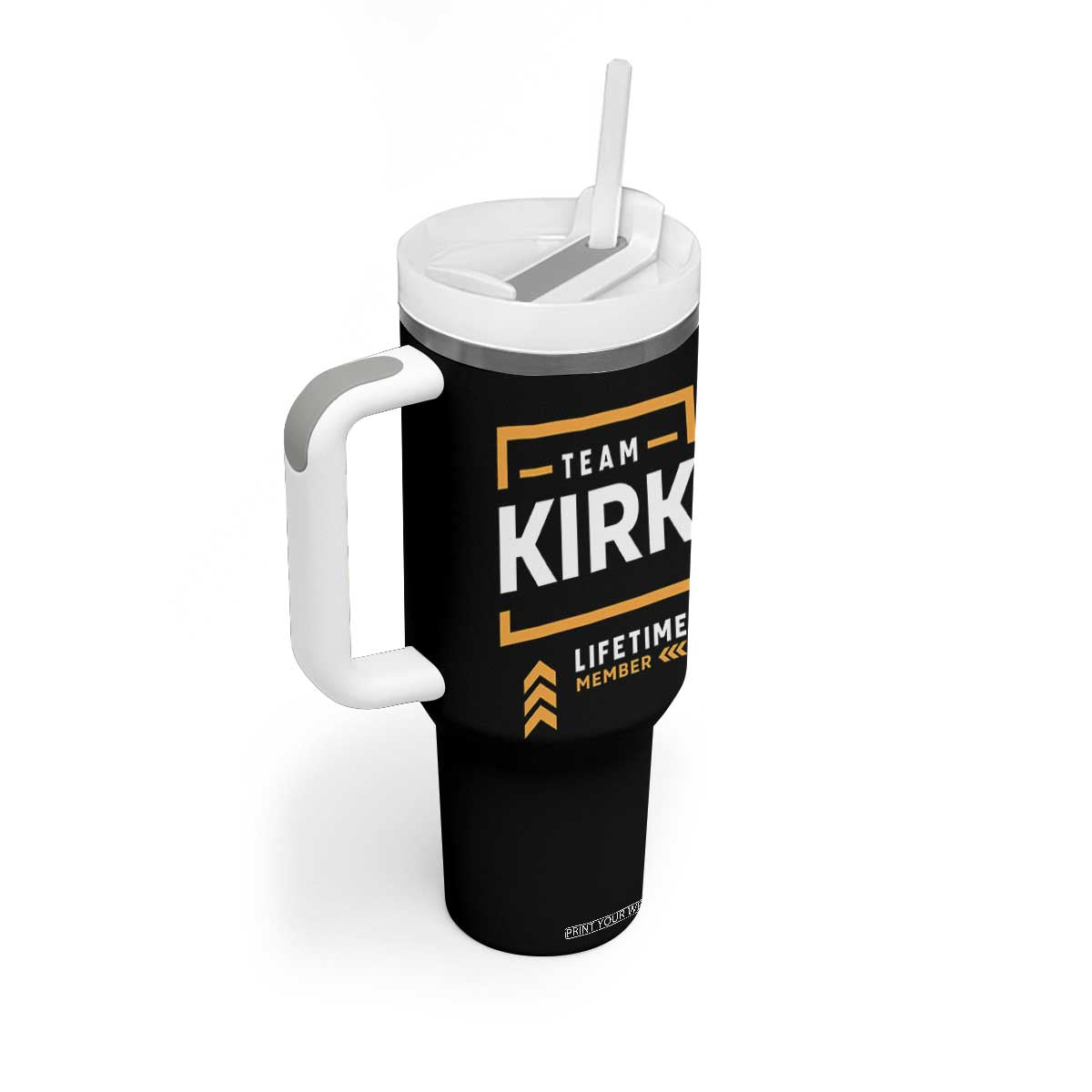 Team Kirk Lifetime Member Tumbler With Handle American True Patriot Support TS02 Print Your Wear