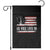 Charlie Kirk Memorial Garden Flag His Voice Lives On Vintage Patriotic American Flag TS02 Black Print Your Wear
