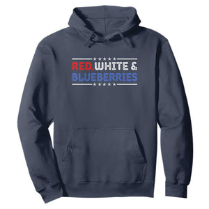 Red White and Blueberries Hoodie Patriotic Tribute Memorial TS02 Navy Print Your Wear
