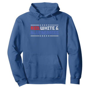 Red White and Blueberries Hoodie Patriotic Tribute Memorial TS02 Royal Blue Print Your Wear