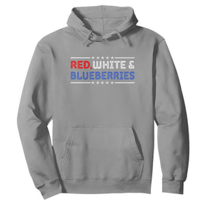 Red White and Blueberries Hoodie Patriotic Tribute Memorial TS02 Sport Gray Print Your Wear