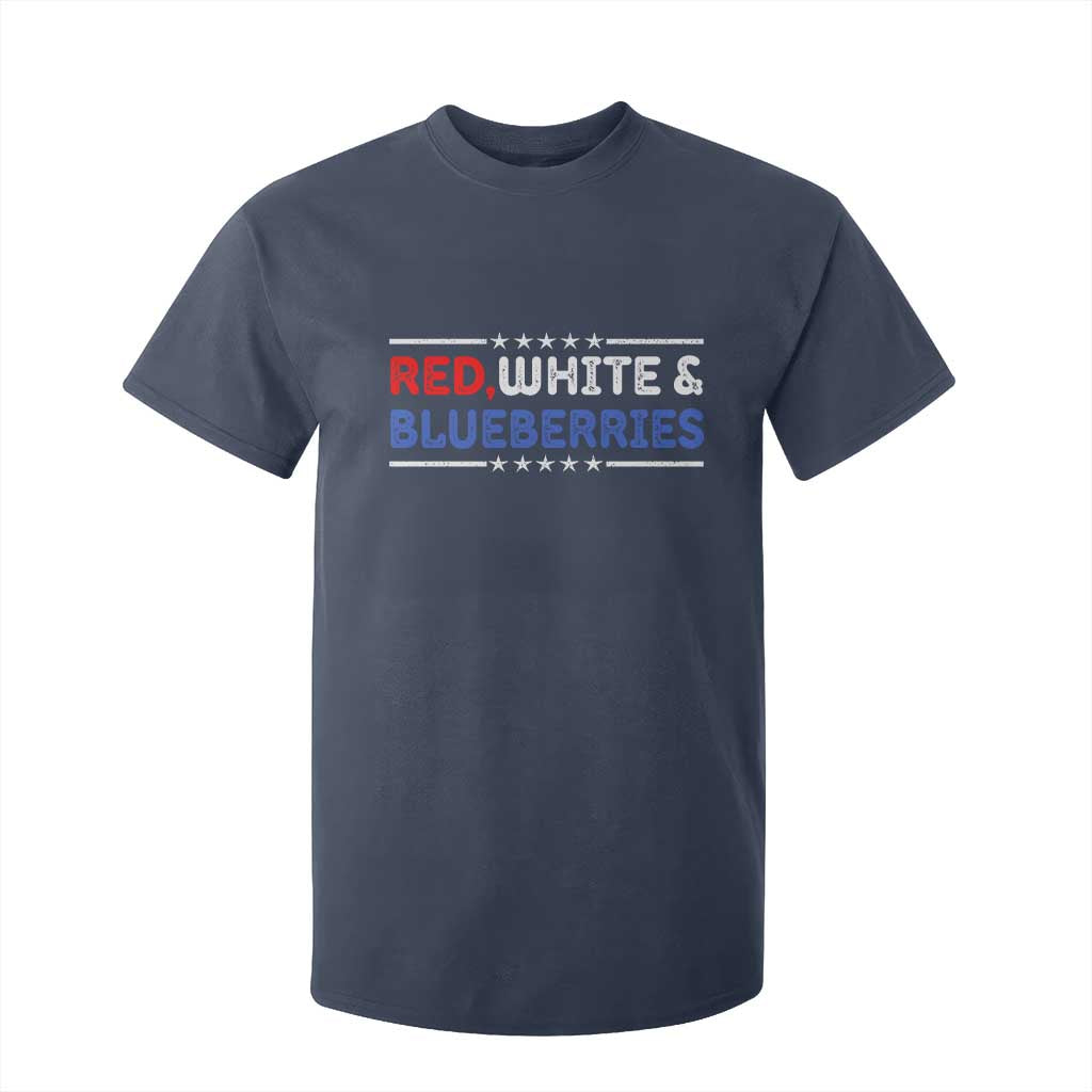 Red White and Blueberries T Shirt For Kid Patriotic Tribute Memorial TS02 Navy Print Your Wear