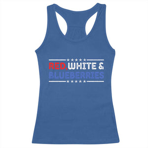 Red White and Blueberries Racerback Tank Top Patriotic Tribute Memorial TS02 Royal Blue Print Your Wear