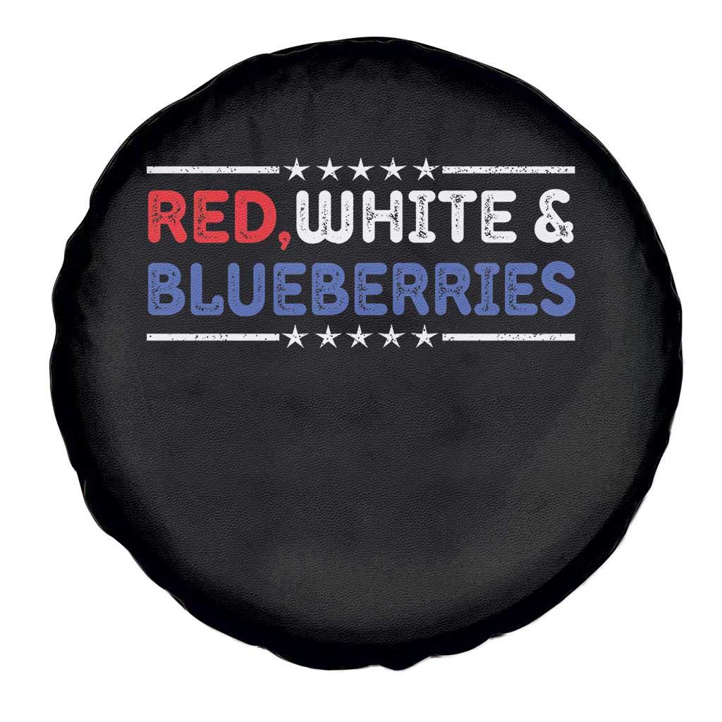 Red White and Blueberries Spare Tire Cover Patriotic Tribute Memorial TS02 Print Your Wear