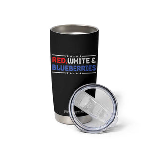 Red White and Blueberries Tumbler Cup Patriotic Tribute Memorial TS02 Print Your Wear