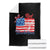 Red White and Blueberries Throw Blanket Patriotic Vintage American Flag Coquette Bow TS02 Black Print Your Wear