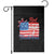 Red White and Blueberries Garden Flag Patriotic Vintage American Flag Coquette Bow TS02 Black Print Your Wear