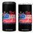 Red White and Blueberries 4 in 1 Can Cooler Tumbler Patriotic Vintage American Flag Coquette Bow TS02 One Size: 16 oz Black Print Your Wear