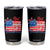 Red White and Blueberries Tumbler Cup Patriotic Vintage American Flag Coquette Bow TS02 Black Print Your Wear