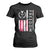 Freedom Charlie Kirk Tribute T Shirt For Women Patriotic Legacy Eagle Distressed American Flag TS02 Black Print Your Wear