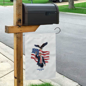 Charlie Kirk Tribute Garden Flag A True Patriot American Flag Patriotic Eagle TS02 Print Your Wear
