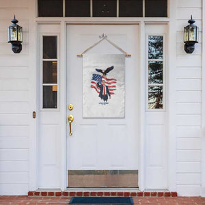 Charlie Kirk Tribute Garden Flag A True Patriot American Flag Patriotic Eagle TS02 Print Your Wear