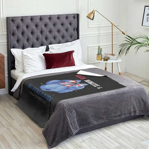 Red White and Blueberries Throw Blanket Charlie Kirk Tribute 1993 2025 Memorial TS02 Print Your Wear