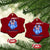 Red White and Blueberries Ceramic Ornament Charlie Kirk Tribute 1993 2025 Memorial TS02 Print Your Wear