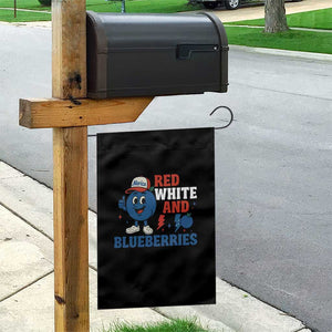 Red White and Blueberries Garden Flag Patriotic Fruit Cartoon Graphic TS02 Print Your Wear
