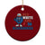 Red White and Blueberries Ceramic Ornament Patriotic Fruit Cartoon Graphic - Print Your Wear