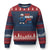 Red White and Blueberries Ugly Christmas Sweater Patriotic Fruit Cartoon Graphic TS02 Navy Red Print Your Wear