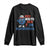 Red White and Blueberries Long Sleeve Shirt Patriotic Fruit Cartoon Graphic TS02 Black Print Your Wear