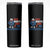 Red White and Blueberries Skinny Tumbler Patriotic Fruit Cartoon Graphic TS02 Black Print Your Wear