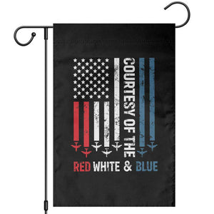 Courtesy of the Red White and Blue Garden Flag US Military Patriotic American Flag TS02 Black Print Your Wear