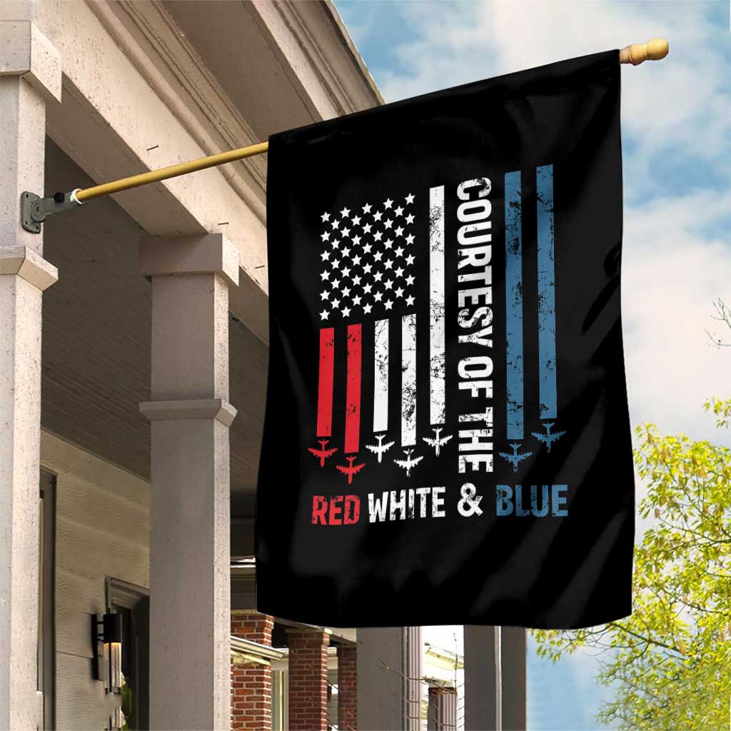 Courtesy of the Red White and Blue Garden Flag US Military Patriotic American Flag TS02 Print Your Wear