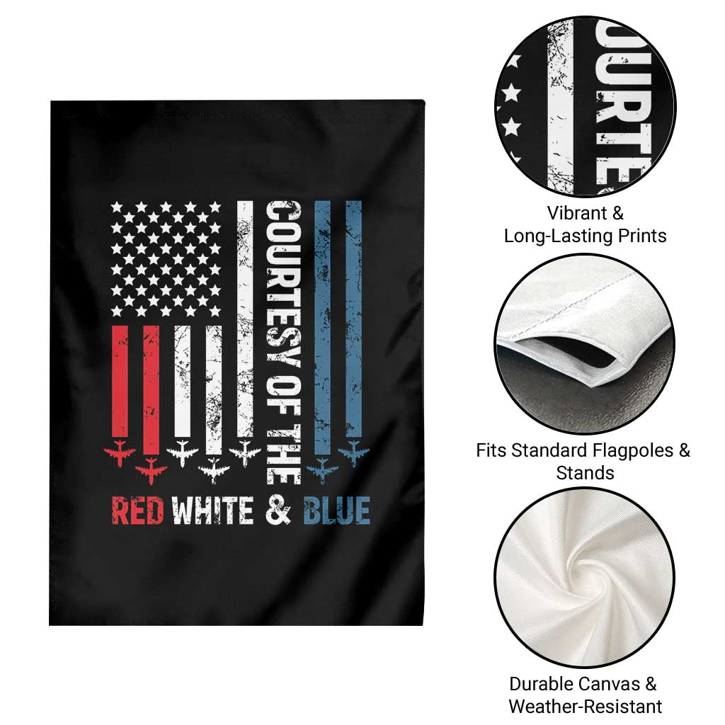 Courtesy of the Red White and Blue Garden Flag US Military Patriotic American Flag TS02 Print Your Wear