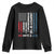 Courtesy of the Red White and Blue Youth Sweatshirt US Military Patriotic American Flag TS02 Black Print Your Wear