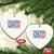 Freedom Is Worth Fighting For Ceramic Ornament USA Flag America True Patriot TS02 Print Your Wear
