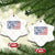 Freedom Is Worth Fighting For Ceramic Ornament USA Flag America True Patriot TS02 Print Your Wear