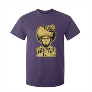 Send Him 2 3 Years to Dagestan and Forget T Shirt For Kid Funny MMA Fighter Discipline TS02 Purple Print Your Wear
