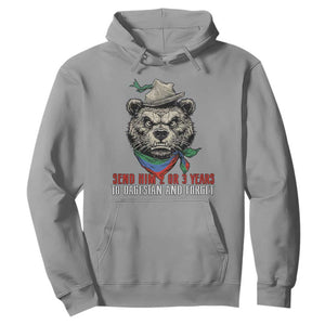 Dagestan Bear MMA Fighter Discipline Hoodie Send Him 2 3 Years and Forget TS02 Sport Gray Print Your Wear