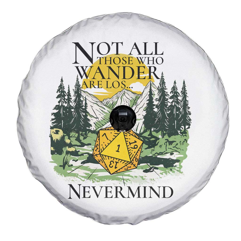 Not All Those Who Wander Are Lost RPG Gamers Spare Tire Cover Funny Dice Nevermind Adventurers TS02 Print Your Wear