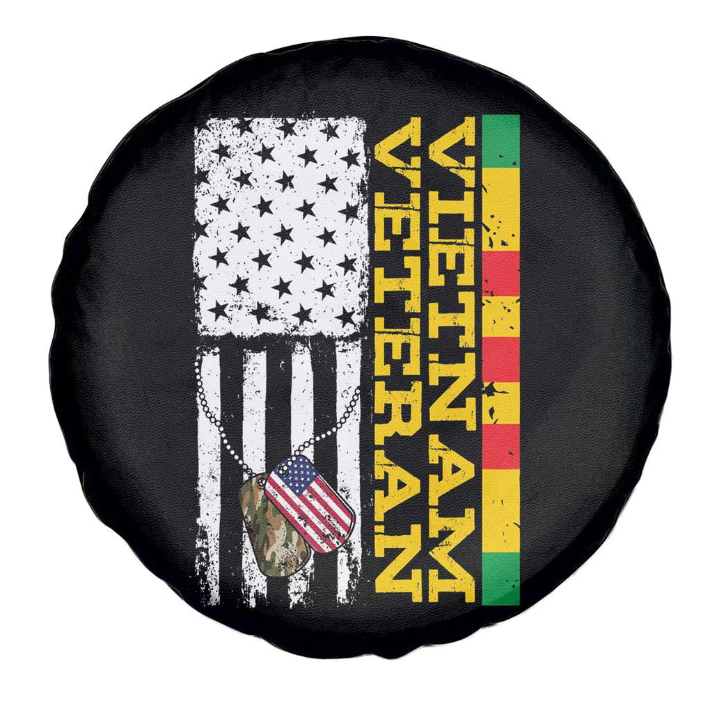 Vietnam Veteran Spare Tire Cover Honor Patriotic Soldier American Flag TS02 Print Your Wear