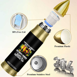 Vietnam Veteran Bullet Tumbler Orange Agent Victims Retired Soldiers TS02 Print Your Wear