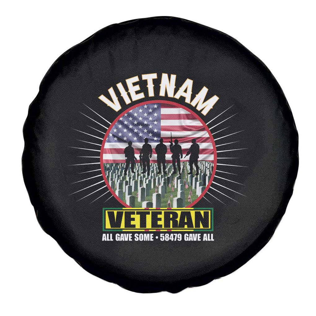 Vietnam Veteran Spare Tire Cover All Gave Some 58,479 Gave All Patriotic TS02 Print Your Wear