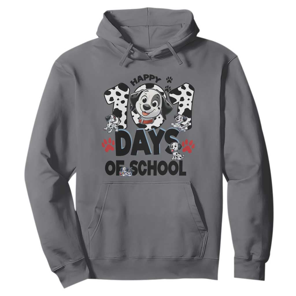 101 Days Of School Dalmatian Dogs Hoodie Happy 101th Day TS02 Charcoal Print Your Wear