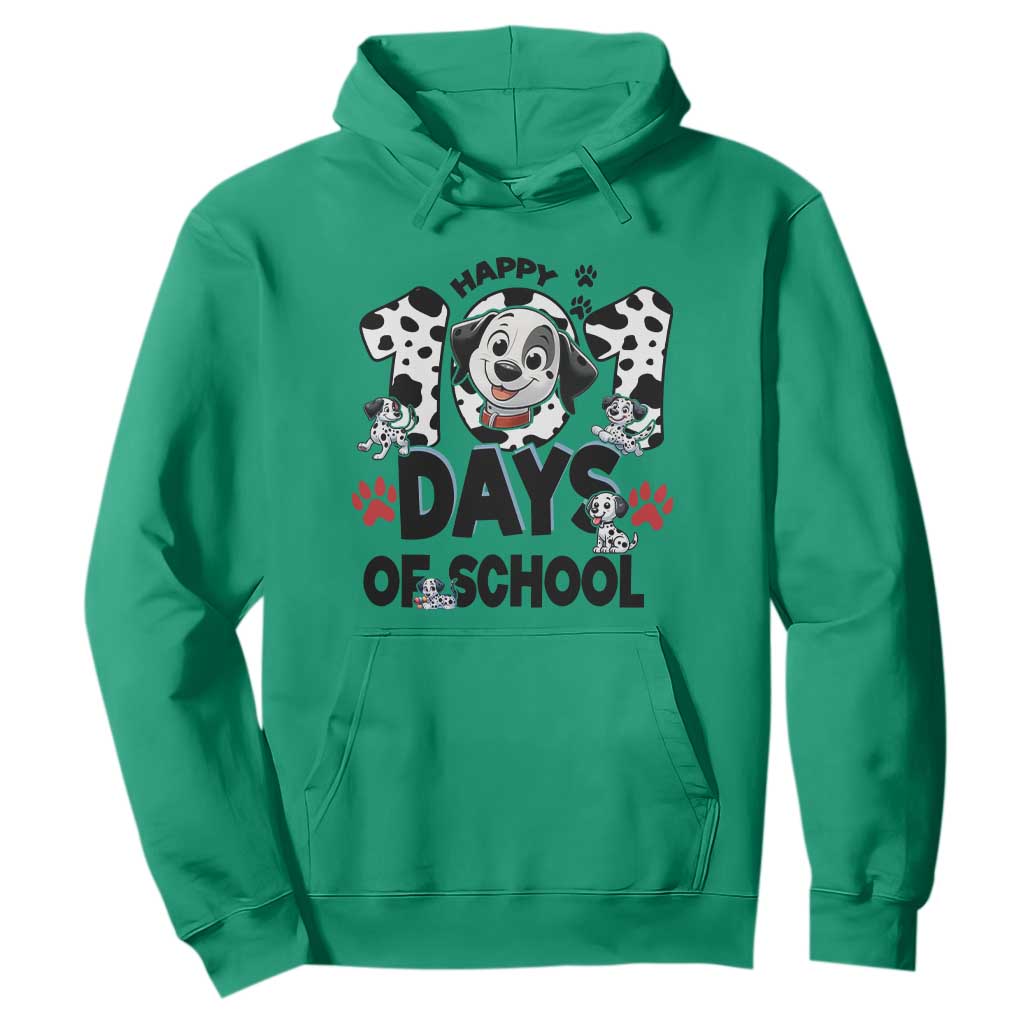 101 Days Of School Dalmatian Dogs Hoodie Happy 101th Day TS02 Irish Green Print Your Wear