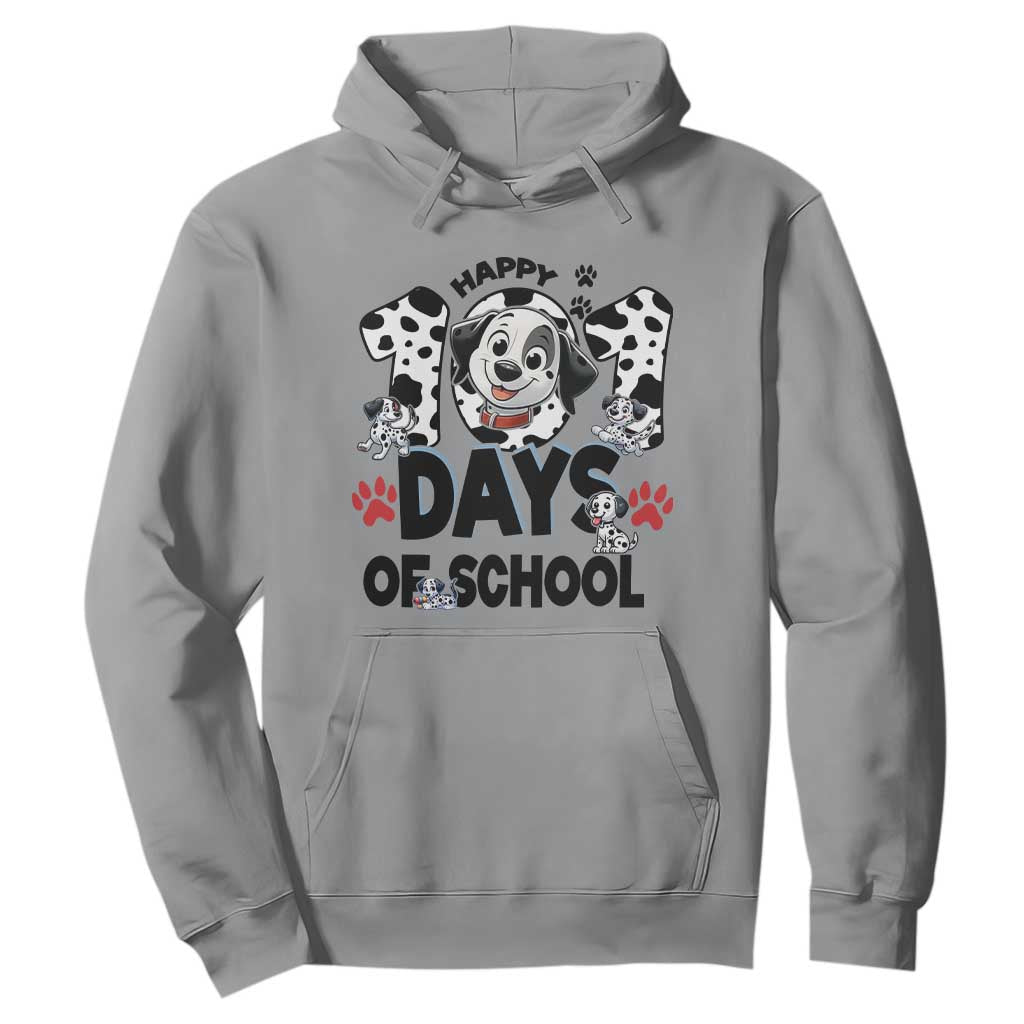 101 Days Of School Dalmatian Dogs Hoodie Happy 101th Day TS02 Sport Gray Print Your Wear