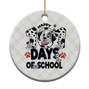 101 Days Of School Dalmatian Dogs Ceramic Ornament Happy 101th Day TS02 1pc Christmas Plaid Print Your Wear